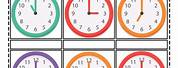 Free Printable Time Clock Worksheets for Kids Hour