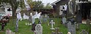 Front Yard Halloween Cemetery Decorations