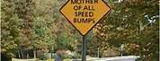 Funny Speed Bump Signs