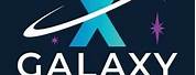 Galaxy with Letter X Logo