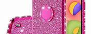 Galexy Flip Phone Case Pink and Black