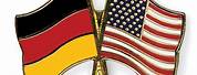 Germany and American Flag Pin