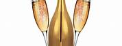 Gold Champagne Bottle Clip Art