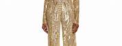 Gold Sleeved Jumpsuits for Women
