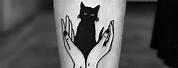 Gothic Black Cat Tattoos