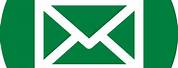 Green Email Clip Art Icon