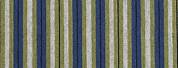 Green and Blue Striped Wool Fabric