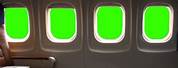 Greenscreen Plane Window