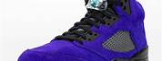 Grey Blue Purple Jordan 5s
