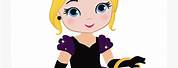 Halloween Princess Costume Clip Art