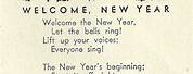 Happy New Year Poem Clip Art