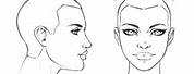 How T Draw Female Head Profile