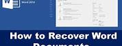 How to Recover a Word Document