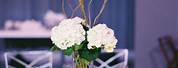 Hydrangea and Curly Willow Centerpieces