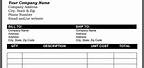 Invoice of a Company HTML Template