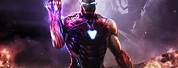 Iron Man with Infinity Stones Wallpaper 4K