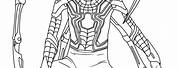 Iron Spider Suit Coloring Pages