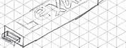 Isometric Sketch of a Flash Drive