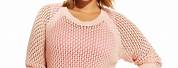 Jessica Simpson Pink Dress Sweater