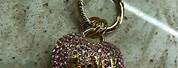 Juicy Couture Pink Bow Keychain