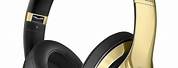 Just Do It Wireless Headphones Black and Gold