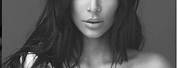 Kim Kardashian Black and White Photography
