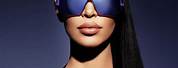 Kim Kardashian Glasses Profile Photo Shoot