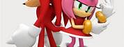 Knuckles and Amy Rose Sonic X