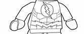 LEGO DC Flash Coloring Pages