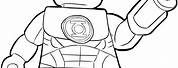 LEGO Green Lantern Coloring Pages