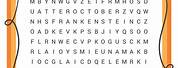 Large Print Easy Word Search Halloween