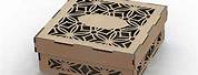 Laser-Cut Cardboard Box Template