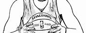LeBron James Coloring Pages for Kids