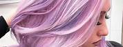 Lilac Purple Hair Tips