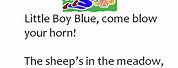 Little Boy Blue Nursery Rhyme