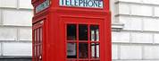 London Phone Box White Back