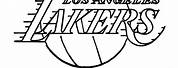 Los Angeles Lakers Logo Coloring Pages