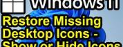 Lost Desktop Icons Windows 11