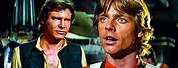 Luke Skywalker and Han Solo