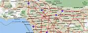 Map of Los Angeles California Area