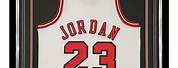 Michael Jordan Autograph Champion Jersey