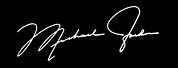 Michael Jordan Signature White PNG