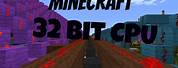 Minecraft Redstone 32-Bit Computer
