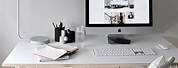 Minimalist Home Office White Desktop