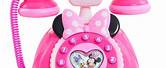 Minnie Mouse Phone with a Heart PNG