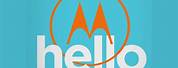 Motorola Logo Hello Moto