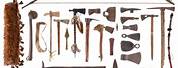 Native American Tools and Weapons Print