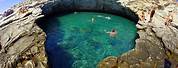 Natural Pool Santorini Greece