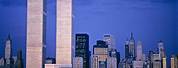 New York City Skyline Twin Towers
