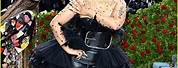 Nicki Minaj Leather Hat Black Outfit